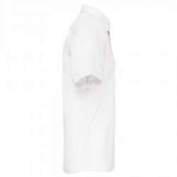 Camisa de manga corta Kariban K551 - blanco - perfilado | Veslab