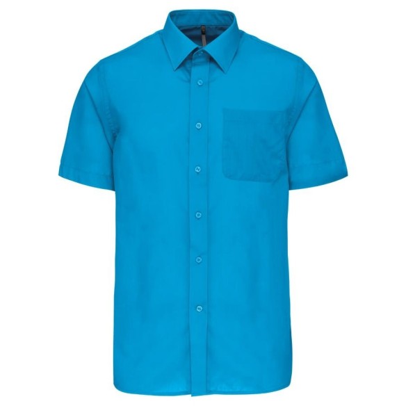 Camisa de manga corta Kariban K551 - turquesa | Veslab