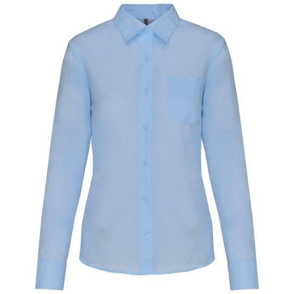 Women's Poplin Shirt Kariban K549 | Long Sleeve Comfort | Veslab