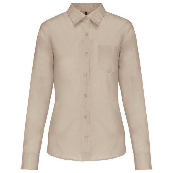 Chemise femme Kariban K549 | Élégance & confort | Popeline polycoton