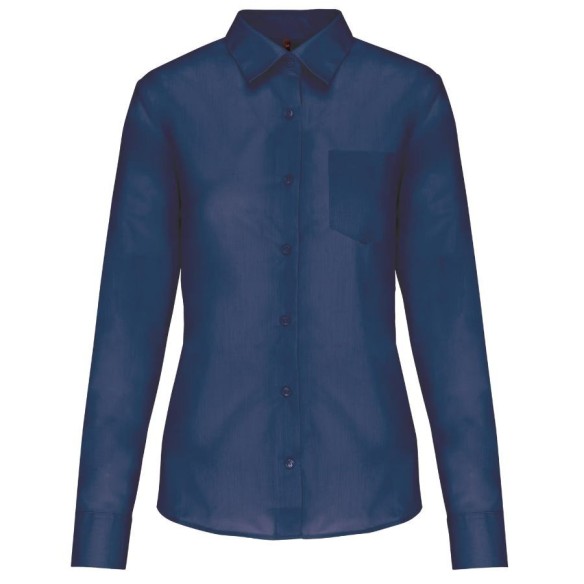Chemise femme Kariban K549 | Élégance & confort | Popeline polycoton