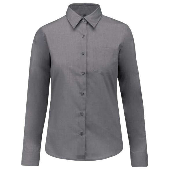 Chemise femme Kariban K549 | Élégance & confort | Popeline polycoton