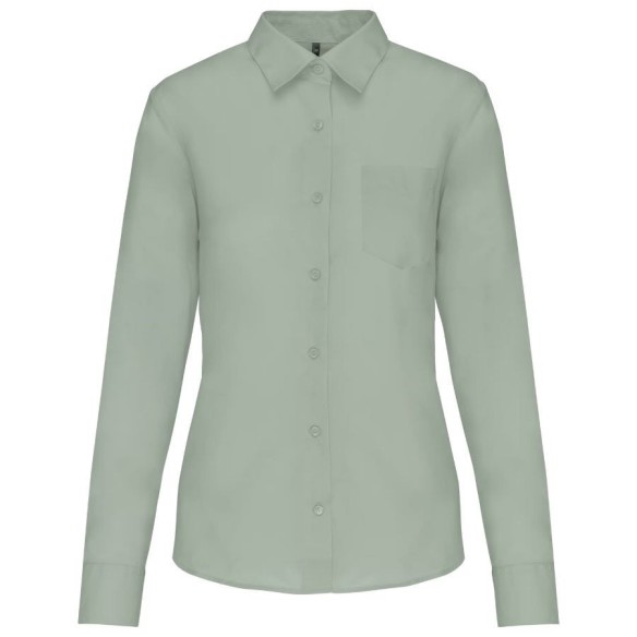 Chemise femme Kariban K549 | Élégance & confort | Popeline polycoton