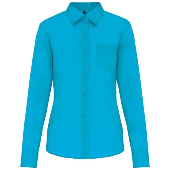 Chemise femme Kariban K549 | Élégance & confort | Popeline polycoton
