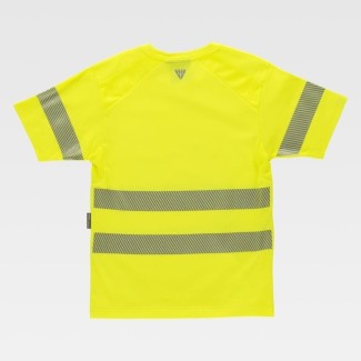 Camiseta Alta Visibilidad de Manga Corta en Micropiqué 2