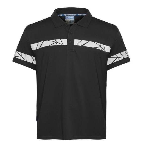 Projob 9910-High visibility VIS Polo Piqué black 2