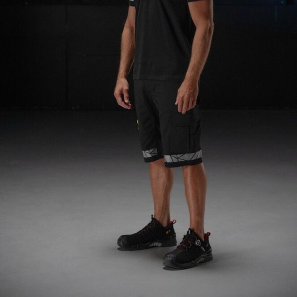 9910-VIS navy Work Shorts photo 3