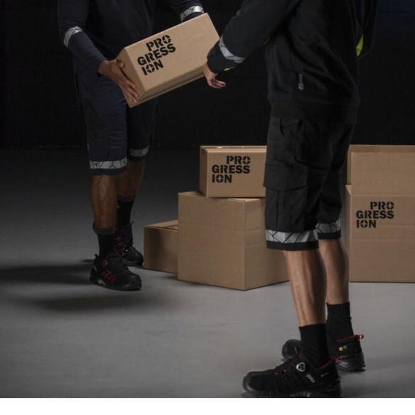 9910-VIS navy Work Shorts photo