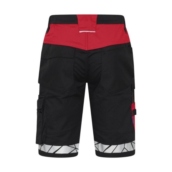 9910-VIS red Work Shorts 3