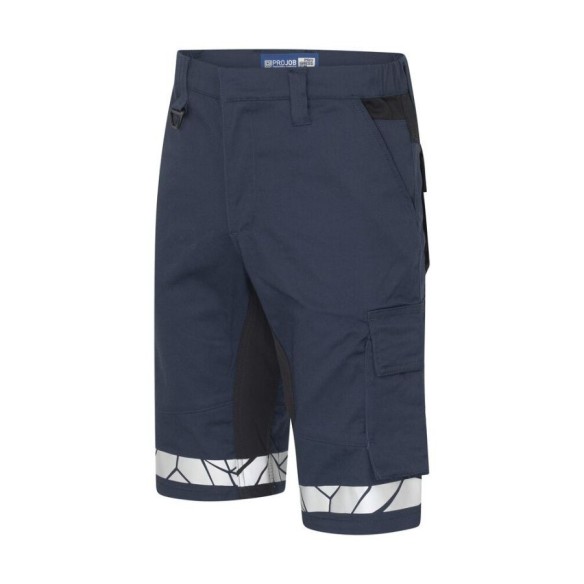 9910-VIS navy Work Shorts 3