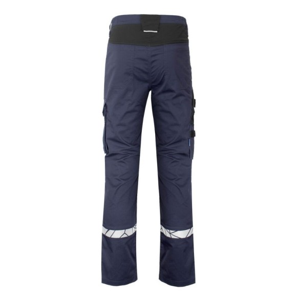 Pantalones de trabajo 9910-VIS azul marino 2