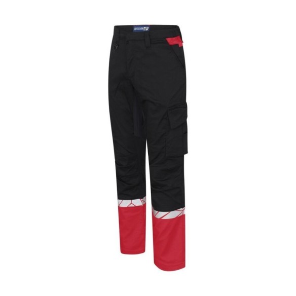 9910-VIS red Work Trousers