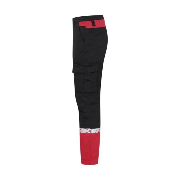 9910-VIS red Work Trousers 4