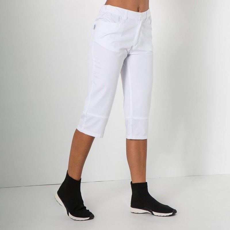 Pantalón Pirata Mujer blanco