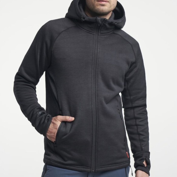 Sweat-shirt technique zippé noir 3