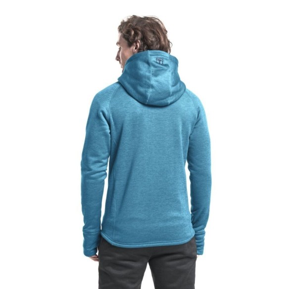 Men's technical zip-up blue sweatshirt 4