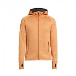 Sudadera Tenson TXlite Capucha cremallera naranja