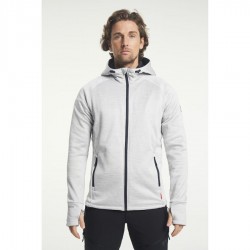 Sudadera Tenson TXlite Capucha cremallera gris 4