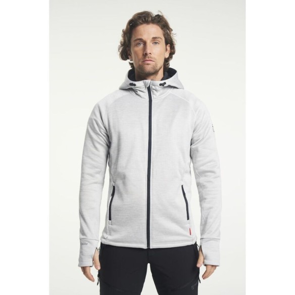 Men's technical zip-up grey sweatshirt 3
