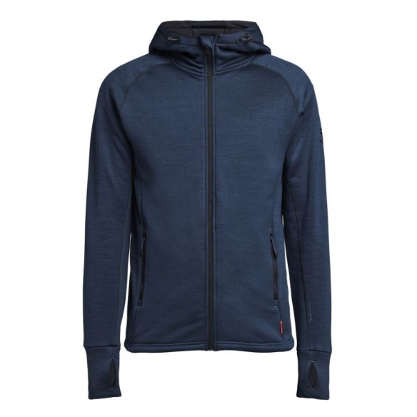Sweat-shirt technique zippé bleu marine