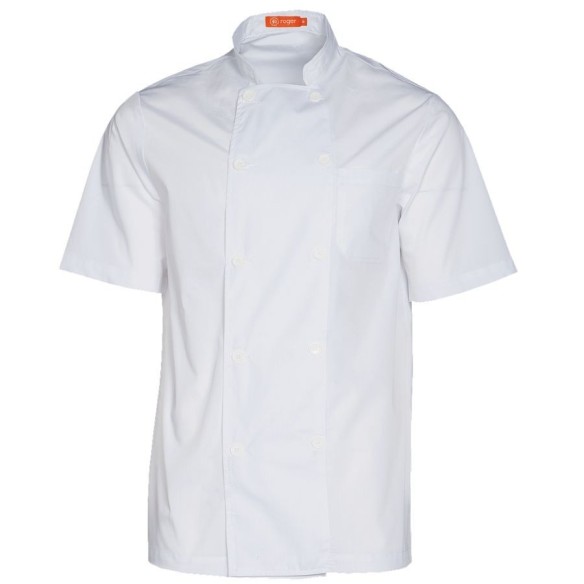 Chaqueta de cocina m/c Sarga blanca