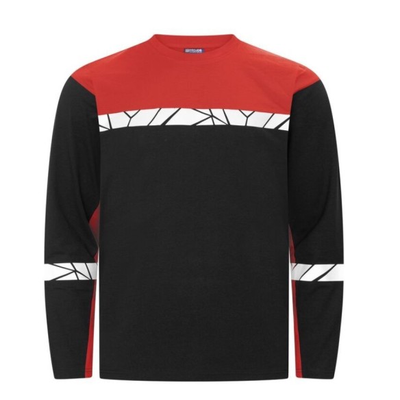 Camiseta de Manga Larga Projob 9910-VIS rojo