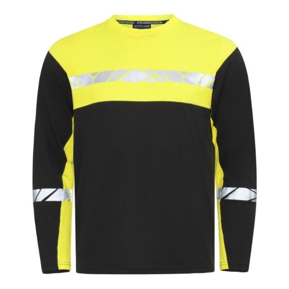 T-shirt à manches longues Projob 9910-VIS jaune