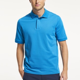 Tenson TXlite Tri-Blend blue Polo 2