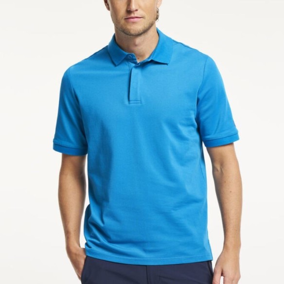 Polo Tenson TXlite Tri-Blend azul 2