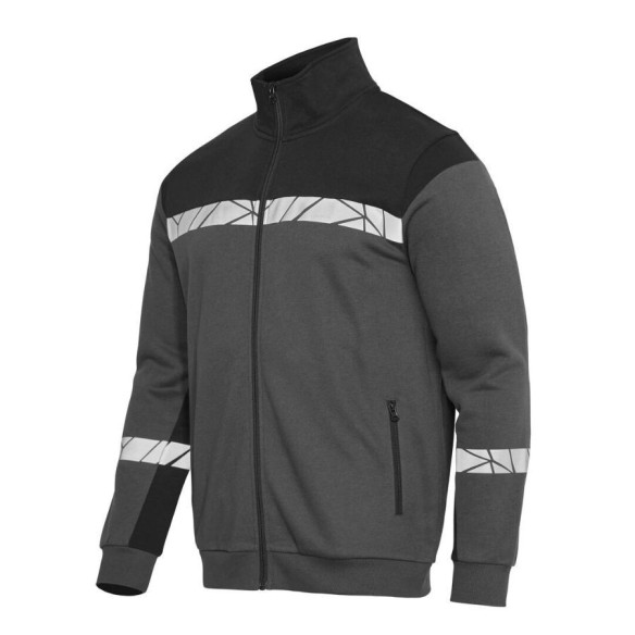 Projob ZIP 9910-VIZ grey Sweatshirt 2