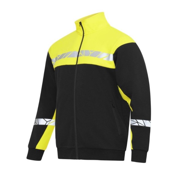 Sweat-shirt Projob ZIP 9910-VIZ jaune 2