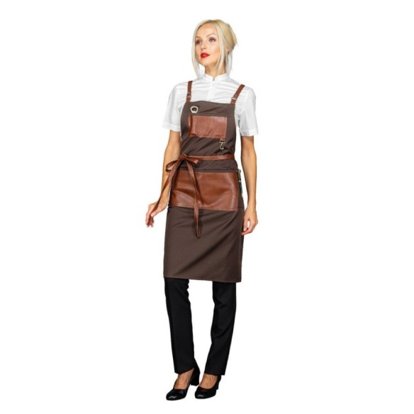 Tablier à bavette Bristol Cuir 088985