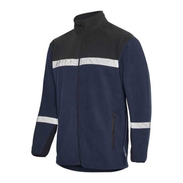 Projob 9910-VIS Fleece Jacket navy 2