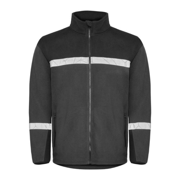 Projob 9910-VIS Fleece Jacket navy grey