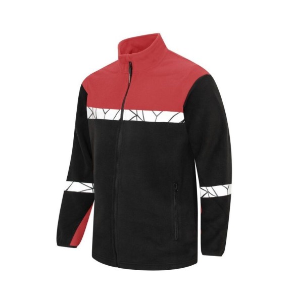 Chaqueta polar Projob 9910-VIS rojo 2