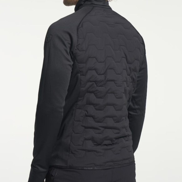 Veste légère milieu de gamme Tenson TXlite Hybrid Zip pour homme noir 3