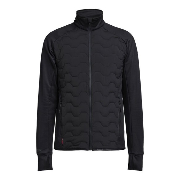 Tenson TXlite Hybrid Zip Men's Lightweight Mid-Range Jacket negre