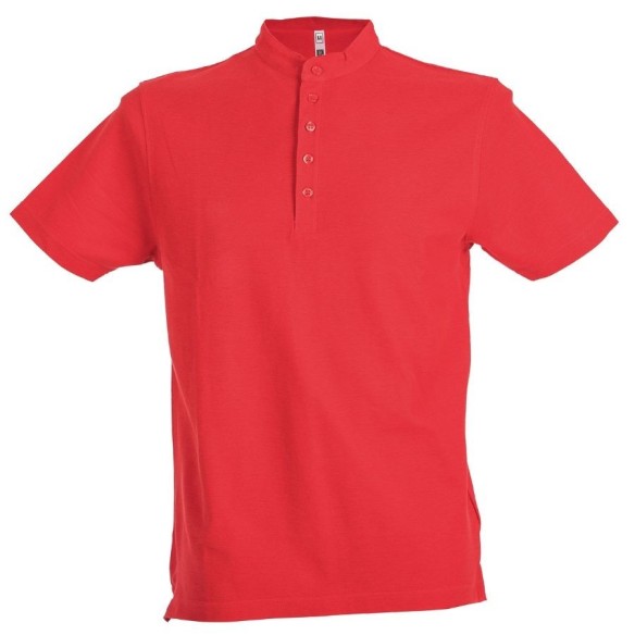 Kuwait short-sleeved polo shirt red