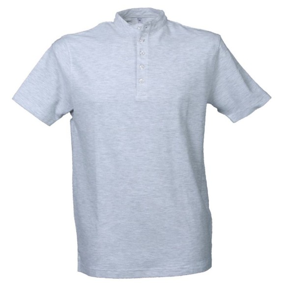 Polo de manga corta KUWAIT gris marengo