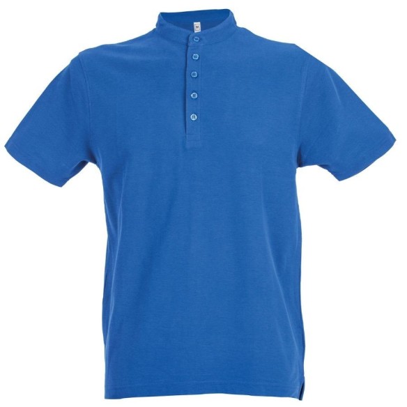 Kuwait short-sleeved polo shirt blue