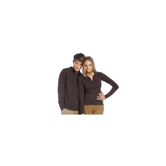 POLO PIQUE HOMME MANCHE LONGUE 100% COTTON