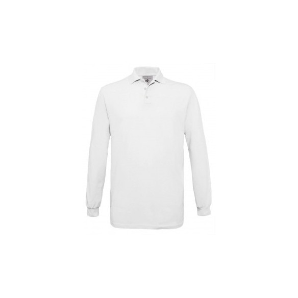 POLO PIQUE HOMME MANCHE LONGUE 100% COTTON