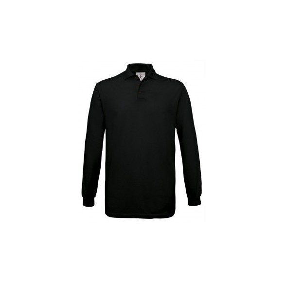 polo pique hombre manga larga 100% algodon 6