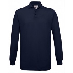 polo pique hombre manga larga 100% algodon 5