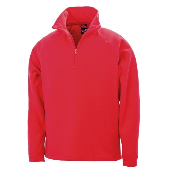 Micropolaire Zipped rouge