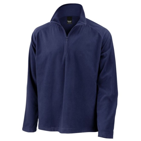 Zipped Microfleece navy