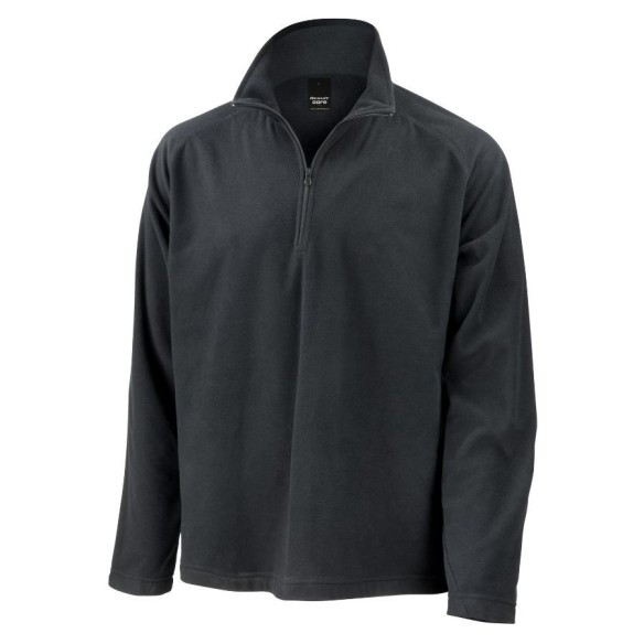 Zipped Microfleece black