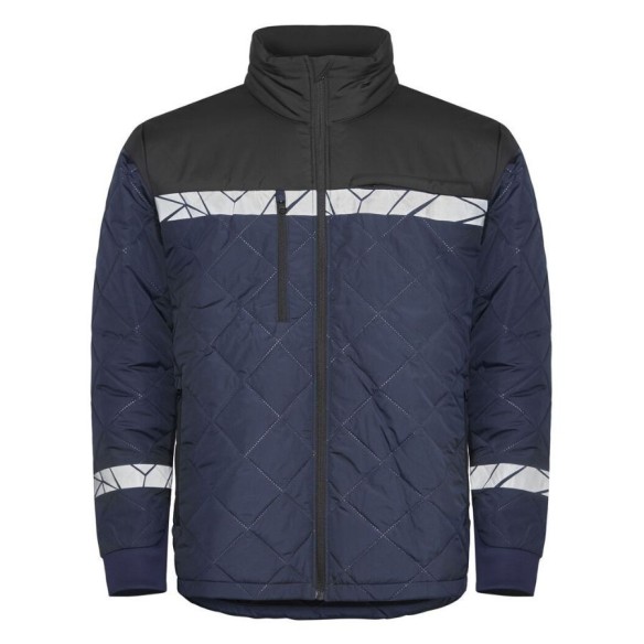Lightweight Jacket 9910-VIS with High Visibility navy 2