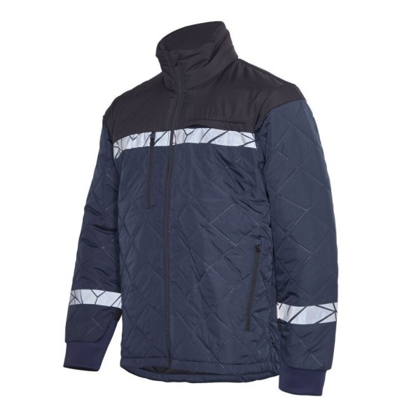 Lightweight Jacket 9910-VIS with High Visibility navy