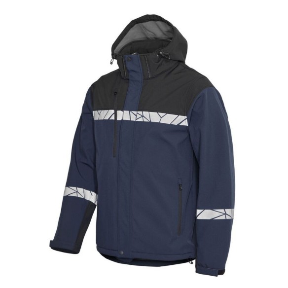 Chaqueta Softshell Projob 9910-VIS de Alta Visibilidad 4
